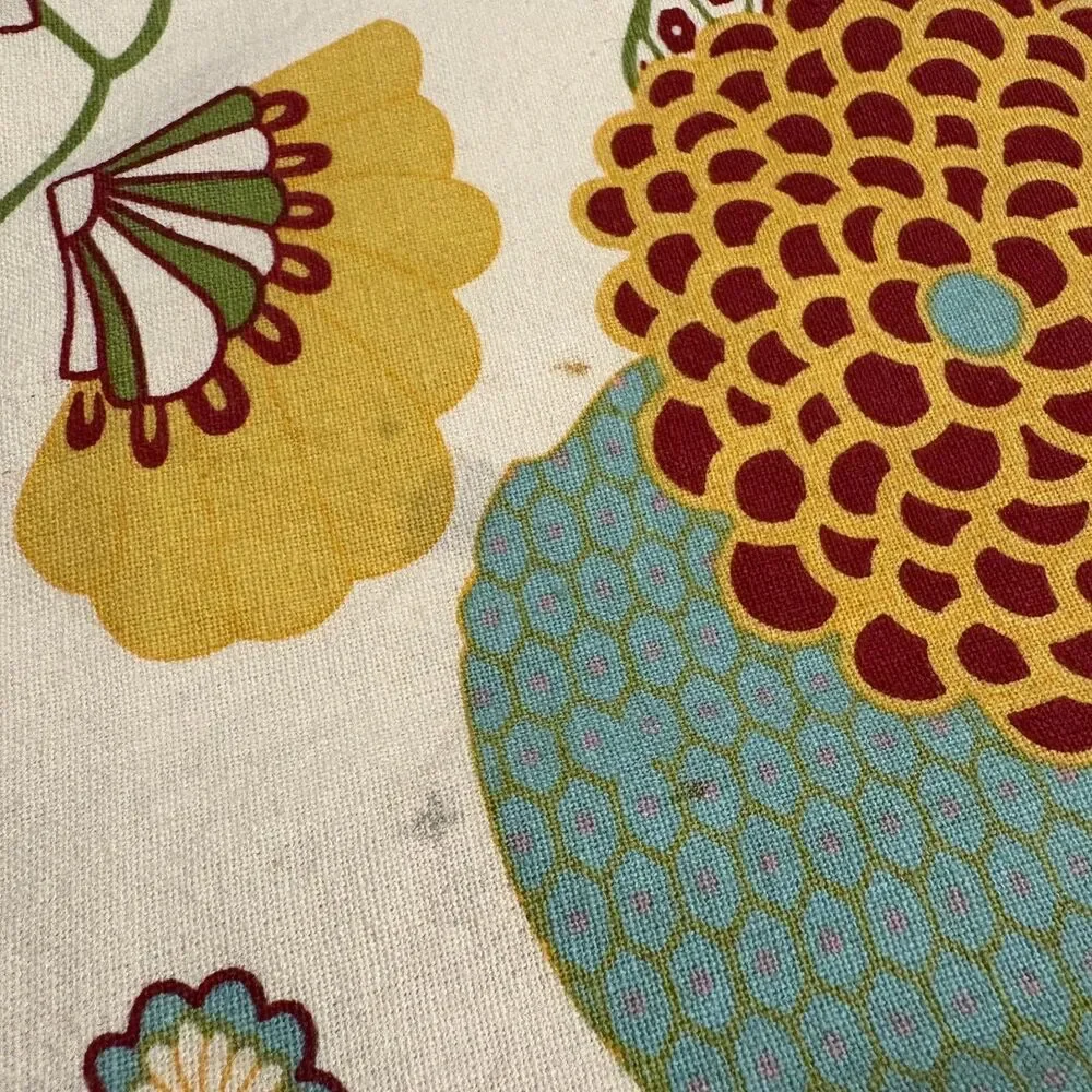 Pier 1 Table Runner Vibrant Colors Cottagecore Shabby Chic Dopamine Maxamalist